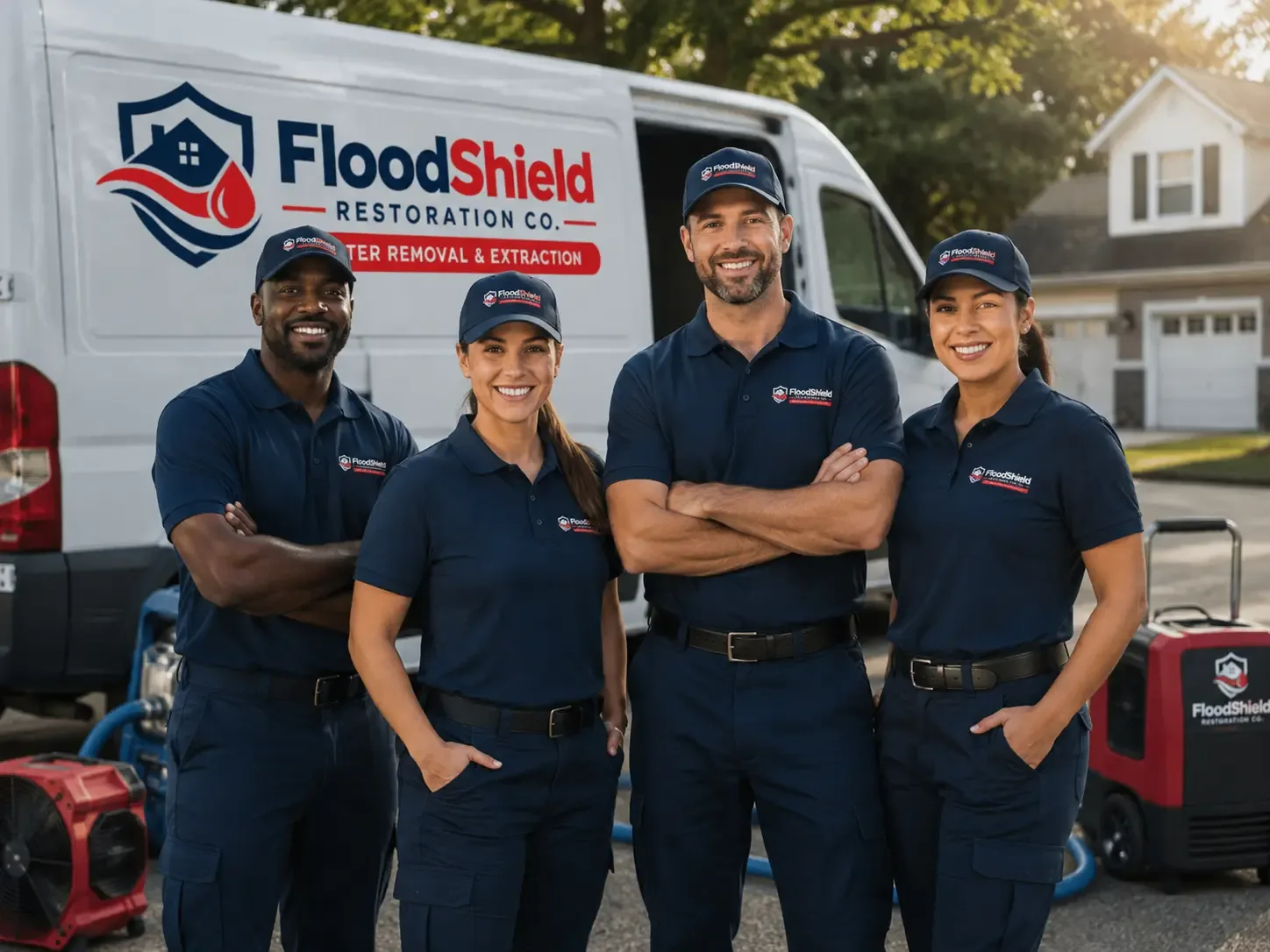 Flood Damage Restoration company in Pleasantville, IA